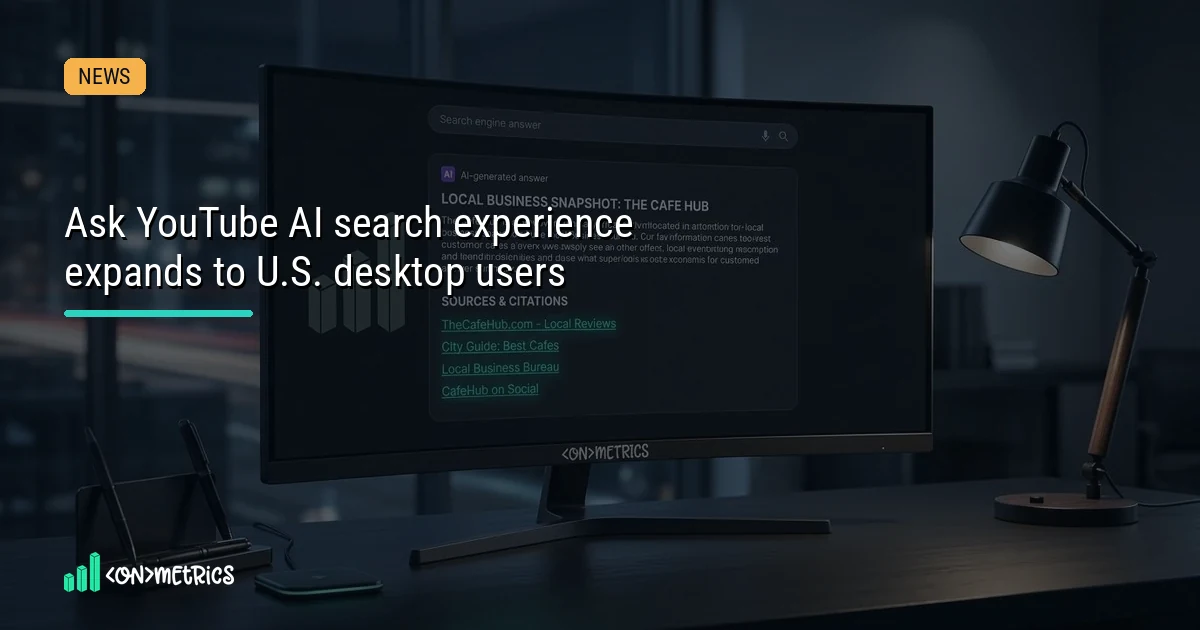 Ask YouTube AI Search Rolls Out to U.S. Desktop Users