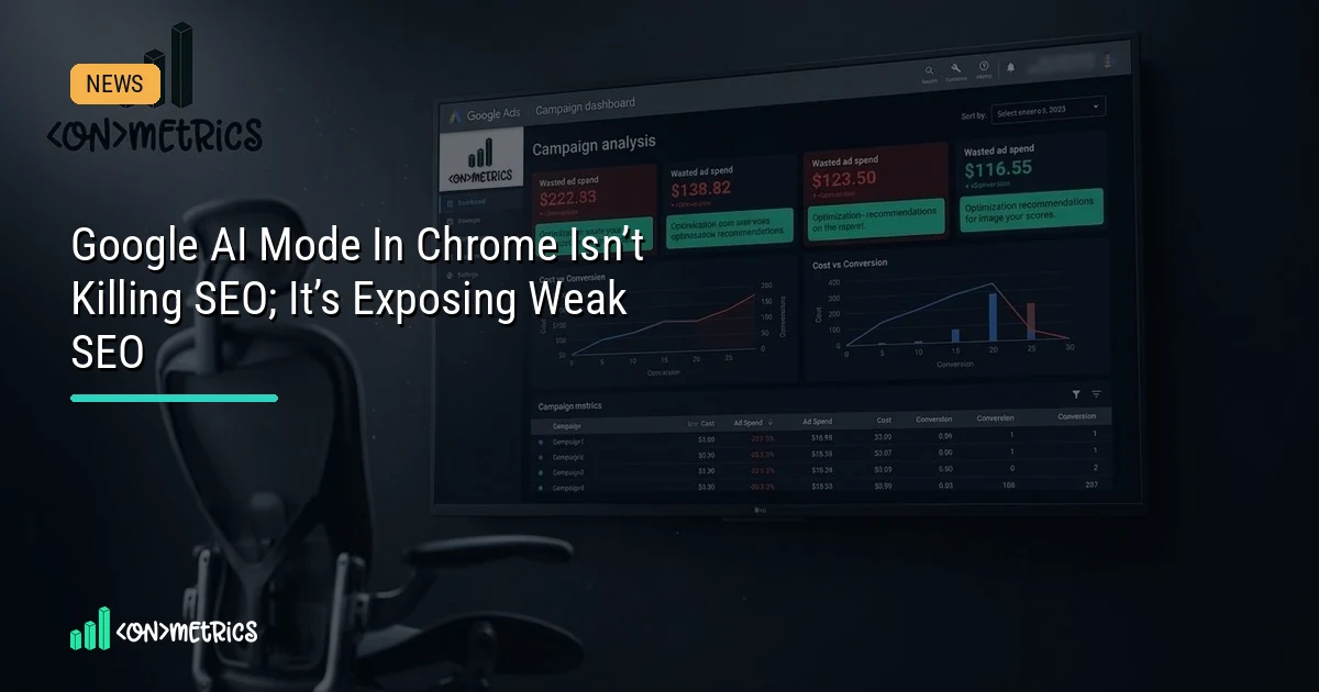 Google AI Mode in Chrome Exposes Weak SEO