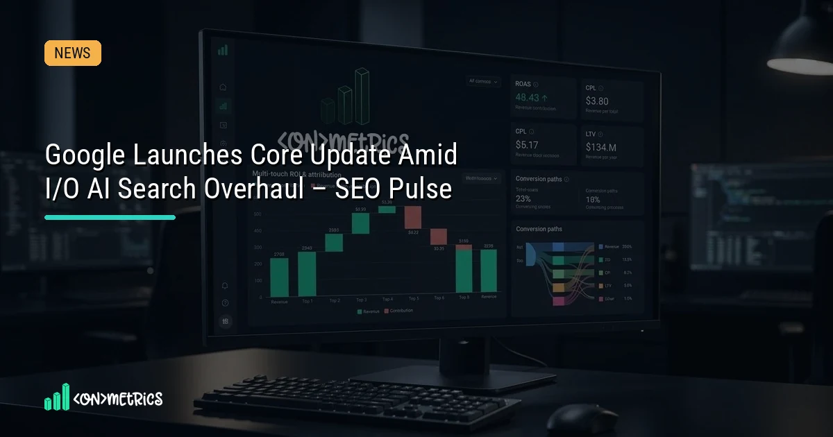 Google's May Core Update Lands as I/O Rebuilds Search Around AI