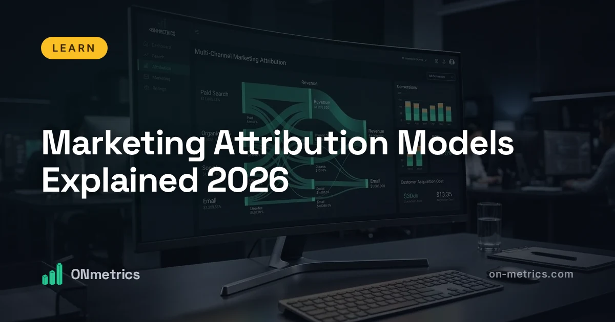 Marketing Attribution Models Explained 2026